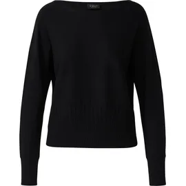 s.Oliver Strickpullover mit Strukturmuster am Saum Schwarz 44