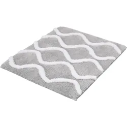 Badteppich PIANA - grau - LBH 65x55x2.30 cm