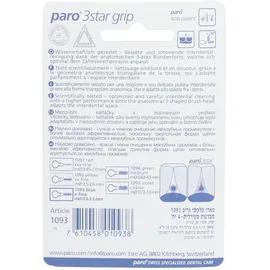 Paro 3Star-Grip Interdentalbürsten x-fein Blau 3,5 mm 4 St.