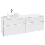 Villeroy & Boch Collaro Waschtischunterschrank | für Aufsatzbecken links | 1600 mm##Für Collaro 4A1840 (D: mm) Ohne .. C05000DH