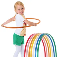 HOOPOMANIA Kinder Hula Hoop Reifen einfarbig [Ø75cm - orange] Hula Hoop Mädchen und Jungen