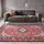 HANSE HOME Nouristan Orientalischer Kurzflor Teppich Skazar Isfahan Rot, 120x170cm