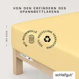 schlafgut Casual 120 x 200 - 130 x 200 cm yellow mid