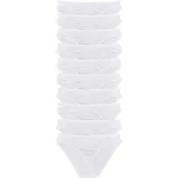 bonprix Slip 10 St. Weiß 40/42