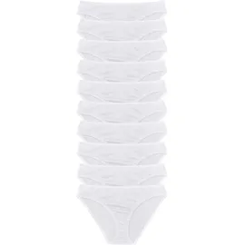 bonprix Slip 10 St. Weiß 40/42