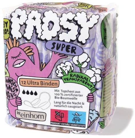 einhorn - Ultra-Binden Padsy Nacht Super Binden 12 St