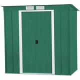 Duramax Gerätehaus Pultdach 6 x 4 m Grün