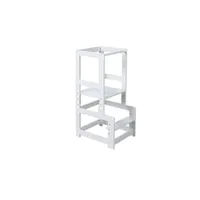 roba Lernturm roba 45 x 90 cm Holz weiß