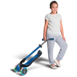 GLOBBER Elite Deluxe mit Leuchtrollen Blau