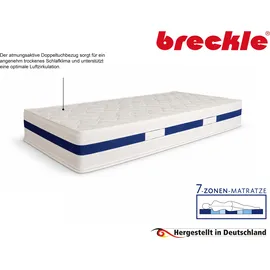BRECKLE Visco-Matratze BRECKLE "Memory Pur", weiß, B:90cm H:25cm L:200cm, Bezug: 66% Polyester, 34% Viskose. Steppfüllung: 100% Polyester, Matratzen, Optimale Körperanpassung, Matratze in diversen Größen erhältlich