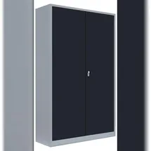 Lüllmann Kolloss Aktenschrank 195 x 120 x 60 cm Grau/Anthrazit
