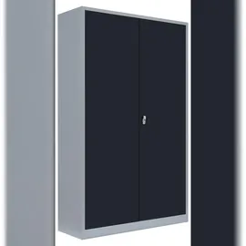 Lüllmann Kolloss Aktenschrank 195 x 120 x 60 cm Grau/Anthrazit