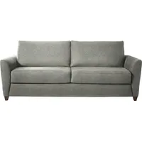 Schlafsofa BALI "Dallas" Sofas Gr. B/H/T: 195cm x 93cm x 103cm, Material, Ausführung, grau Dauerschlaffunktion, mit Lattenrost und Matratze