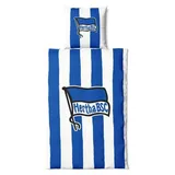 Hertha BSC Bettwäsche 2023 Blau/Weiß 80x80 cm