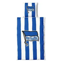 Hertha BSC Bettwäsche 2023 Blau/Weiß 80x80 cm