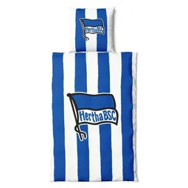 Hertha BSC Bettwäsche 2023 Blau/Weiß 80x80 cm