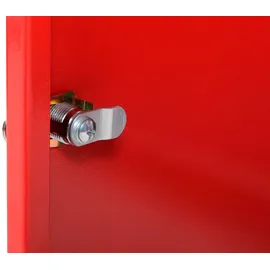 Ondis24 Hängeschrank ONDIS24 "Ben", rot, B:80cm H:60cm T:20cm, Schränke, Hängeschrank, 2-türig, abschließbar