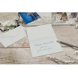 Sigel Weihnachtskarten Christmas Art DIN lang, 10 St.