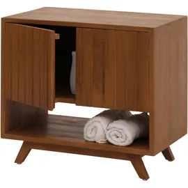 Mendler Waschbeckenunterschrank 61 x 65 x 40 cm Braun
