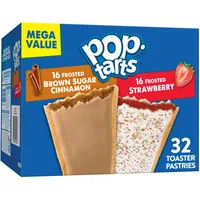 YYST Pop-Tarts Toaster Pastries, Breakfast Foods, Kids Snacks, Variety Pack (32 Pop-Tarts)