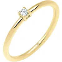 Elli DIAMONDS Ring Verlobungsring Diamant (0.03 ct.) 375 Gelbgold