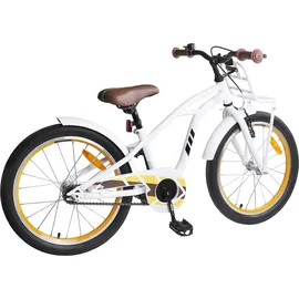 vidaXL Kinderfahrrad 18 Zoll weiß