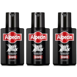 Alpecin Grey Attack Coffein & Color Shampoo (3 x 200 ml) 600 ml