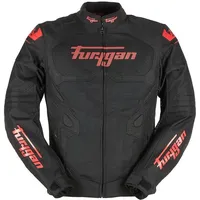 Furygan Atom Vented Evo Textiljacke - Schwarz/Rot / 4XL