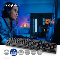 Beleuchtete Gaming Tastatur mechanisch RGB LED Beleuchtung Keyboard Gamer PC