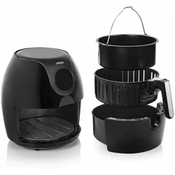 Princess Digitale Familien-Heißluftfritteuse Schwarz 1800 W 182050
