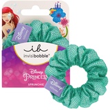 Invisibobble KIDS Scrunchie Disney Ariel – Grün mit Glitzer, 1 Stück – Haarschmuck Mädchen, Haargummis Mädchen, Exklusiver Haargummi Scrunchie für Kinder