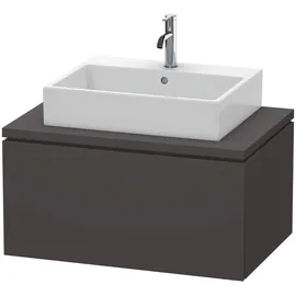 Duravit L-Cube 82x54,7cm, graph matt, f Kons, 1 Auszug