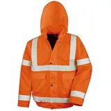 result safe-guard Unisex Sicherheits Winter Blouson - Arbeitsjacke | ISOEN20471:2013 - Core fluorescent orange XXL