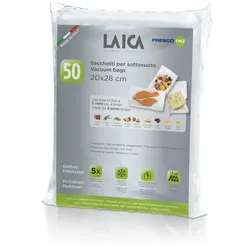 50 Beutel für Vakuumverpackungen 20×28 cm. LAICA VT3504.