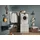 laundreezy Waschmaschinenschrank 67,5 x 162 x 67,5 cm Weiß Metall