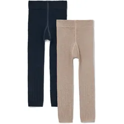 Tchibo - 2 Strickleggings - Gr. 158/164 - dunkelblau