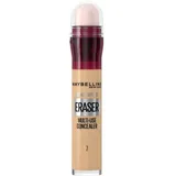 Maybelline Concealer Instant Anti Age Eraser Eye Concealer, Concealer für Augenringe und Hautunreinheiten, Ultra Blendable Vegan Formula 07 Sand (Verpackung kann variieren)