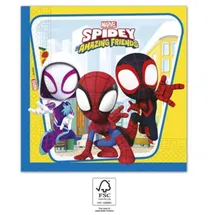 Procos Marvels Spiderman zweilagige Papierservietten