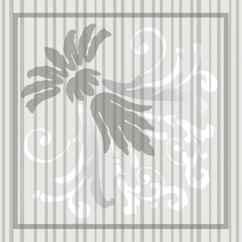 Mank Tassendeckchen Letizia in Grau, Tissue 9-lagig, 90 x 90mm, 250 Stück -  Einweg Untersetzer für Tassen Gläser Vasen