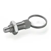 Ganter norm Ganter Normelemente GN 717-4-M8X1-AK-NI Edelstahl-Rastbolzen, silber, 2