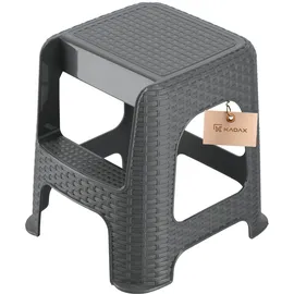 Kadax Hocker Kunststoff-Recyclingmaterialien 0 x 0 x 0 cm Grau