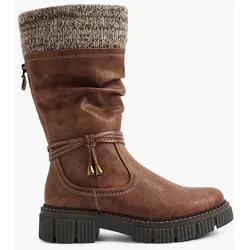 Komfort Stiefel - Damen - braun - 38