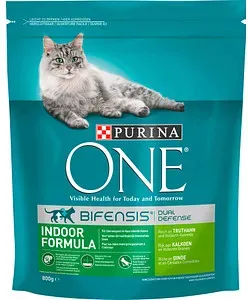 PURINA ONE® Katzen-Trockenfutter BIFENSIS® INDOOR FORMULA Truthahn 800,0 g