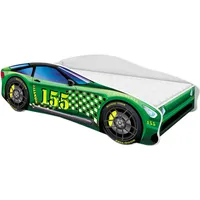 Kinderbett Autobett Auto Junior mit Lattenrost und Matratze 140x70 160x80 180x80 ACMA (160x80, 5)