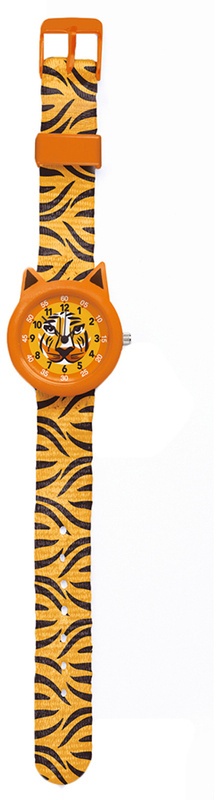 Armbanduhr Tiger In Orangegelb