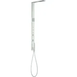 Hansgrohe AXOR ShowerComposition Duschpaneel, mit Thermostat, Kopfbrause 110/220, Schulterbrause, inklusive Zubehör, 12595800, Farbe: Edelstahl-Optik