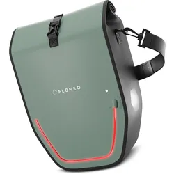 ELONEO Fahrradtaschen, wasserdicht mit LED, 20L, Mintgrün