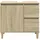 vidaXL Badschrank Sonoma-Eiche 65x33x60 cm Holzwerkstoff