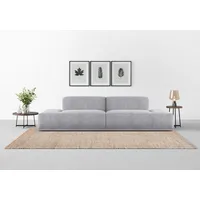 TRENDMANUFAKTUR Big-Sofa »Braga, toller Sitzkomfort, Designsofa«, in moderner Optik, mit hochwertigem Kaltschaum grau