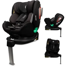 lionelo Antoon PLUS ADAC Kindersitz, Isofix und Stützfuss, Gewichtsgruppe 0 bis 18 kg, 5-Punkt-Gurt vorwärts und rückwärts, 360-Grad-Drehbasis, Dri-Seat-Einsatz, Verdeck